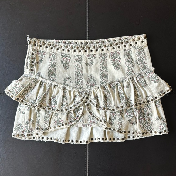 Isabel Marant Dresses & Skirts - Isabel Marant s/s 2013 Bertille Mini skirt Distressed hardware accents 38